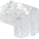 Prime-Line U9003 Mirror Clip, Acrylic, Clear, 6/PK