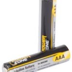 PowerZone LR03-16P Battery, 1.5 V Battery, AAA Battery, Zinc, Manganese Dioxide, and Potassium Hydroxide