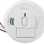 Kidde P1276CA Smoke Alarm, 10 ft, LED Display, 85 dB, Alarm: Audio, Ionization Sensor, Bracket Mounting, White