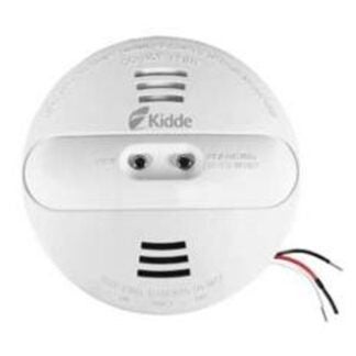 Kidde PI2010CA-N Smoke Alarm, 10 ft, LED Display, 85 dB, Alarm: Audio, Ionization, Photoelectric Sensor