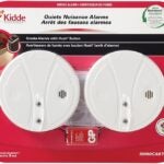 Kidde 0916CAKT Smoke Alarm, 10 ft, LED Display, 85 dB, Alarm: Audio, Ionization Sensor, Twist Mounting, White