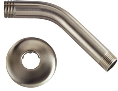 Boston Harbor A558215NP-OBF1 Shower Arm with Flange, 1/2-14 Connection, Threaded, 2.25 in L, Stainless Steel