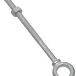 National Hardware N245-175 Eye Bolt, 1/2-13 Thread, 5-7/8 in L Thread, 1 in ID x 1-3/4 in OD Dia Eye, 8 in L Shank