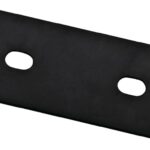 National Hardware N351-453 Mending Plate, 9-1/2 in L, 3 in W, Low Carbon Steel, Powder-Coated, Carriage Bolt Mounting