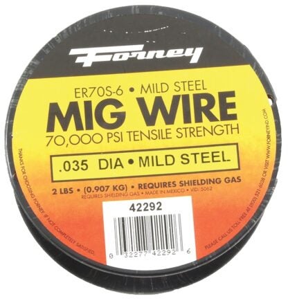 Forney 42292 MIG Welding Wire, 0.035 in Dia, Mild Steel