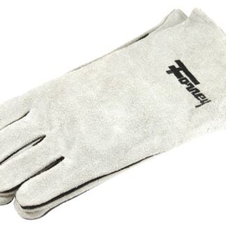 ForneyHide 55200 Welding Gloves, Men's, L, 13-1/2 in L, Gauntlet Cuff, Leather Palm, Gray, Wing Thumb, Leather Back