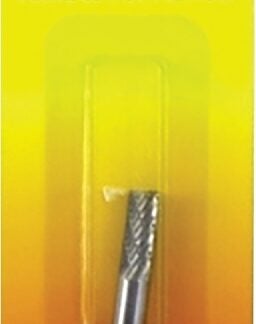 Forney 60120 Burr, 1/4 in Dia Cutting, 1/4 in Shank, Cylinder Shank, Tungsten Carbide Cutting Edge