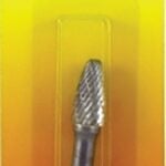 Forney 60125 Burr, 3/8 in Dia Cutting, 1/4 in Shank, Tree Radius Shank, Tungsten Carbide Cutting Edge