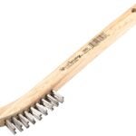 Forney 70503 Scratch Brush, 0.006 in L Trim, Stainless Steel Bristle