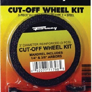 Forney 71798 Cut-Off Wheel Kit, 3 in Dia