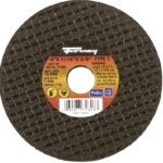 Forney 71846 Cut-Off Wheel, 4 in Dia, 1/16 in Thick, 5/8 in Arbor, 46 Grit, Medium, Aluminum Oxide Abrasive