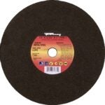 Forney 71865 Cut-Off Wheel, 12 in Dia, 3/32 in Thick, 1 in Arbor, 36 Grit, Medium, Aluminum Oxide Abrasive