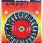 Forney 72749 Wire Wheel Brush, 6 in Dia, 1/2 to 5/8 in Arbor/Shank, 0.012 in Dia Bristle