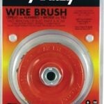 Forney 72756 Wire Cup Brush, 6 in Dia, 5/8-11 Arbor/Shank, 0.02 in Dia Bristle, Carbon Steel Bristle