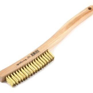 Forney 70518 Scratch Brush, 0.012 in L Trim, Brass Bristle