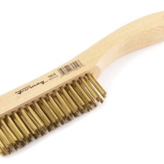 Forney 70519 Scratch Brush, 0.012 in L Trim, Brass Bristle