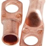 Forney 60092 Cable Lug, For: #4 Cable, 5/16 in Stud, #4 Wire, Copper