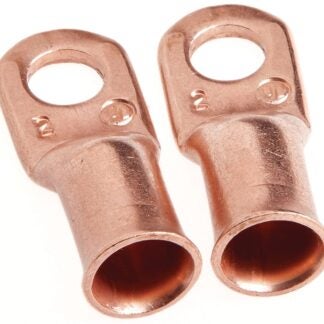 Forney 60094 Cable Lug, For: #2 Cable, 5/16 in Stud, #2 Wire, Copper