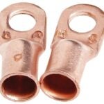 Forney 60096 Cable Lug, For: #1/0 Cable, 3/8 in Stud, #1/0 Wire, Copper