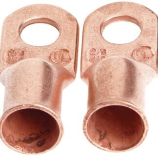 Forney 60098 Cable Lug, For: #2/0 Cable, 3/8 in Stud, #2/0 Wire, Copper