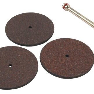 Forney 60222 Cut-Off Wheel Kit, 1-1/4 in Dia, 1/8 in Arbor