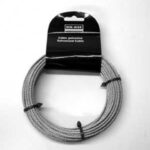 Ben-Mor 81034 Aircraft Cable, 1/8 in Dia, 100 ft L, 340 lb Working Load, Carbon Steel, Galvanized