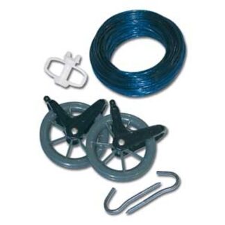 Ben-Mor 90237 Clothesline Kit, (1) 150 ft PVC-Coated Steel Clothesline Includes