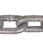 Ben-Mor 52023 Proof Coil Chain, 75 ft L, 30 Grade, Carbon Steel, Galvanized