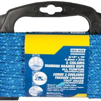 Ben-Mor 60067 Rope, 3/16 in Dia, 75 ft L, Polypropylene