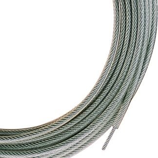 Ben-Mor CS75050 Super Heavy-Duty Clothesline, 50 ft L, Steel, Clear, 1700 lb Working Load Sells in Quantity of 20