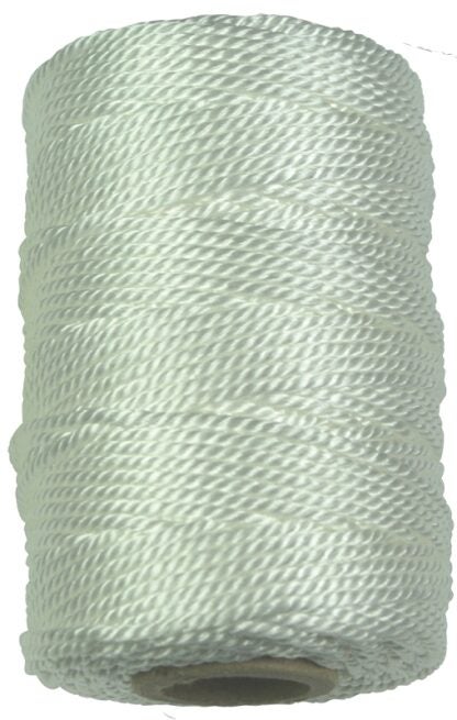 Ben-Mor 60104 Mason and Chalkline Twine, #36 Dia, 250 ft L, Polyester, White