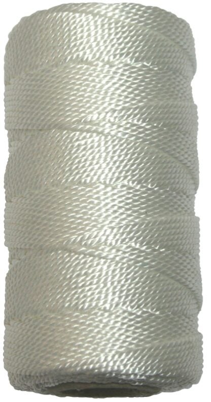 Ben-Mor 60112 Mason and Chalkline Twine, #18 Dia, 500 ft L, Nylon, White