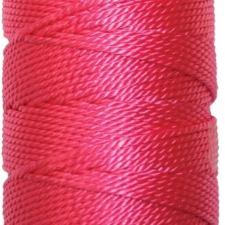 Ben-Mor 60113 Mason and Chalkline Twine, #18 Dia, 500 ft L, Nylon, Pink