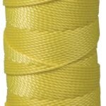 Ben-Mor 60117 Mason and Chalkline Twine, #18 Dia, 250 ft L, Nylon, Bright Yellow Sells in Quantity of 6