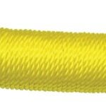 Ben-Mor 60148 Rope, 1/4 in Dia, 100 ft L, Polypropylene, Yellow, Hank