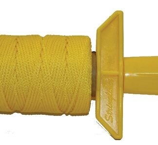 Ben-Mor 60180 Mason and Chalkline Twine, #18 Dia, 250 ft L, Nylon, Yellow