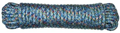 Ben-Mor 60235 Rope, 3/8 in Dia, 50 ft L, Polypropylene, Multi-Color, Hank