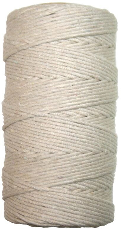 Ben-Mor 60529 Twine, 200 ft L, Cotton, White Sells in Quantity of 6