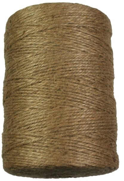 Ben-Mor 60578 Twine, 1110 ft L, Jute, Brown, Tube