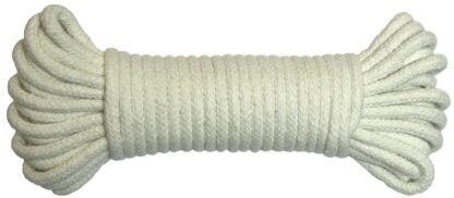 Ben-Mor 60600 Rope, 3/16 in Dia, 50 ft L, Cotton, White, Hank Sells in Quantity of 6