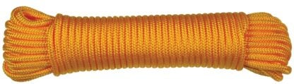 Ben-Mor 60630 Rope, 5/32 in Dia, 45 ft L, Polyester, Orange, Hank Sells in Quantity of 6