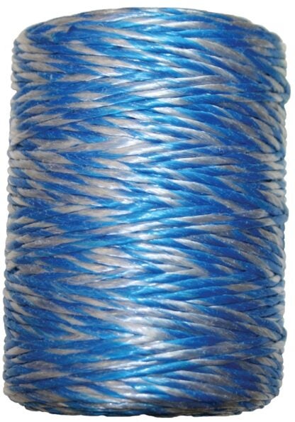 Ben-Mor 60640 Twine, 500 ft L, Polypropylene, Blue/White, Tube Sells in Quantity of 6