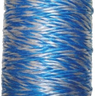 Ben-Mor 60641 Twine, 1500 ft L, Polypropylene, Blue/White, Coil Sells in Quantity of 6