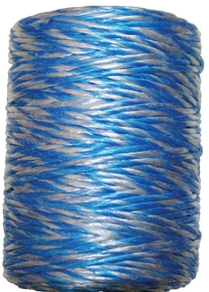 Ben-Mor 60641 Twine, 1500 ft L, Polypropylene, Blue/White, Coil Sells in Quantity of 6