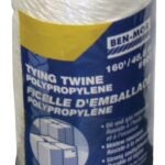 Ben-Mor 60643 Twine, 160 ft L, Polypropylene, White, Tube Sells in Quantity of 6