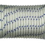 Ben-Mor 60012 Rope, 1/4 in, 100 ft L, Polyester, Blue/White Sells in Quantity of 6