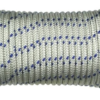 Ben-Mor 60012 Rope, 1/4 in, 100 ft L, Polyester, Blue/White Sells in Quantity of 6