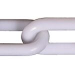 Ben-Mor 54002 Chain, White, 8, 70 ft L, 75 lb Working Load, Plastic