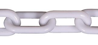 Ben-Mor 54002 Chain, White, 8, 70 ft L, 75 lb Working Load, Plastic