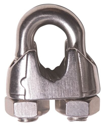 Ben-Mor 70021 Wire Rope Clip, Stainless Steel Sells in Quantity of 12